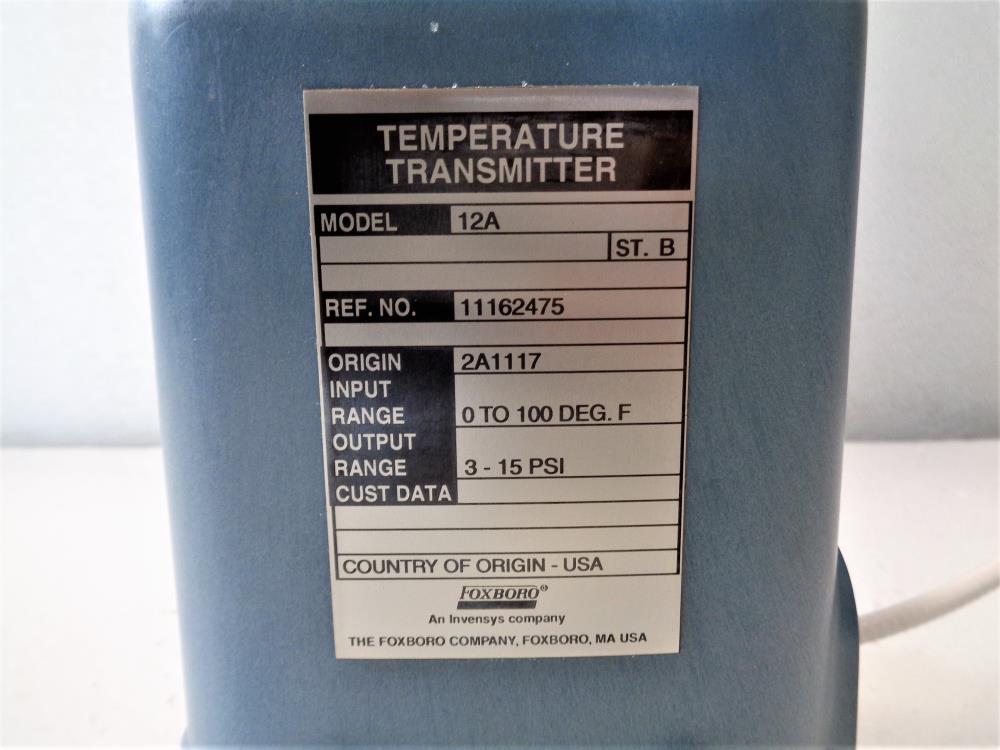 Foxboro Temperature Transmitter 12A